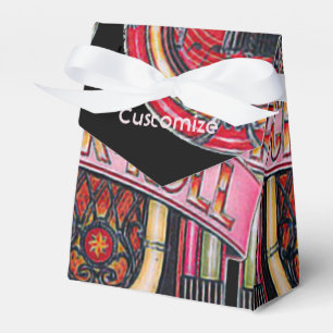 Rock & Roll Juke Box Retro Favour Box