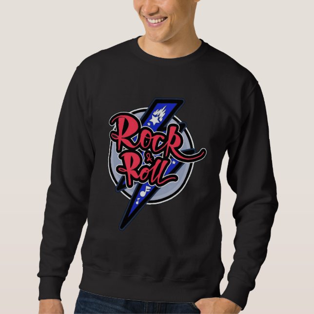 Rock & Roll Lightning Sweatshirt (Front)