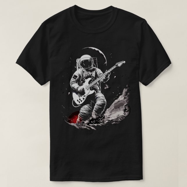Rock Roll Music Concert Festival Astronaut Space G T-Shirt (Design Front)