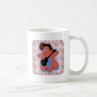 Rock Roll Musical Monster Cartoon Fun Art Coffee Mug