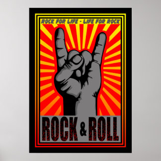 Rock & Roll Poster