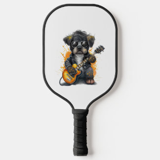 Rock  Roll Puppy Dog (Four)   Pickleball Paddle