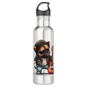 Rock  Roll Puppy Dog (Three)   710 Ml Water Bottle