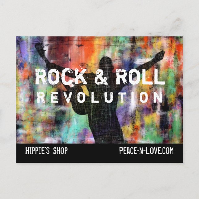Rock & Roll Revolution Postcard (Front)