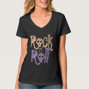 Rock & Roll Rock n Roll Black T-shirt Design