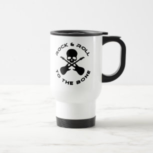 Rock & Roll To The Bone Travel Mug