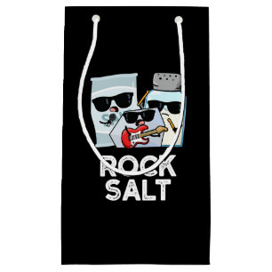 Rock Salt Funny Condiment Music Pun Dark BG Small Gift Bag