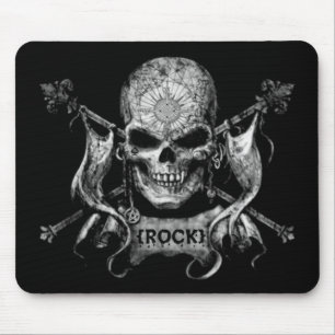 Rock Skull Mouse Mat
