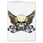 Rock Skull with Wings