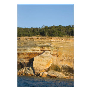 Rock Slabs, Pictured Rocks National Lakeshore, MI Photo Print