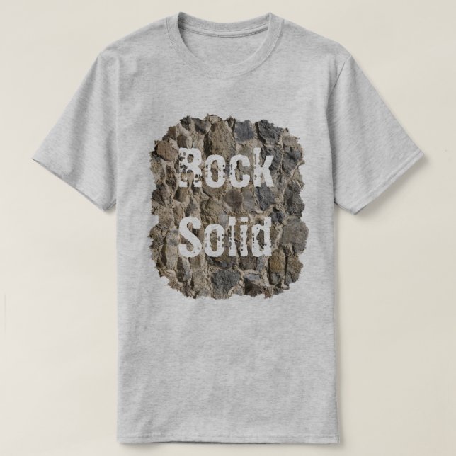 Rock Solid T-Shirt (Design Front)