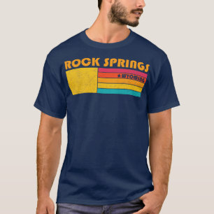 Rock Springs Wyoming Vintage Distressed Souvenir T-Shirt