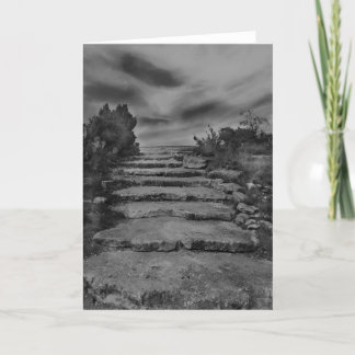 Rock Stairs Greeting Card