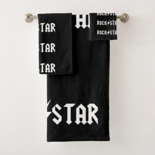 Rock Star Bath Towel Set