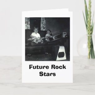 Rock Star Birthday Card