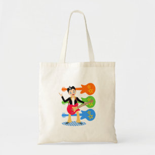 Rock Star Boy birthday party Tote Bag
