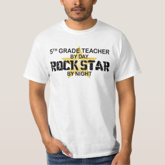 Rock Star by Night - 5th Grade T-Shirt