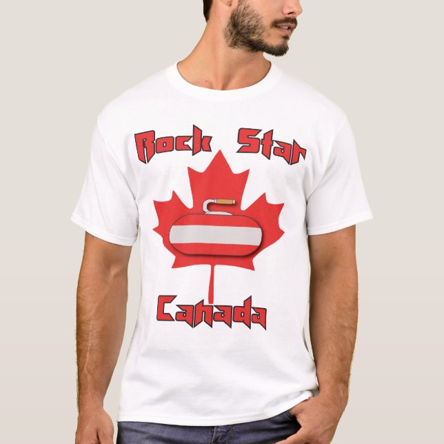 Rock Star Canada Curling Shirt (Front)