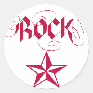 Rock Star Classic Round Sticker