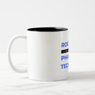 Rock Star Cleverly Disguised As A Pharmacy Tech 2 Two-Tone Coffee Mug