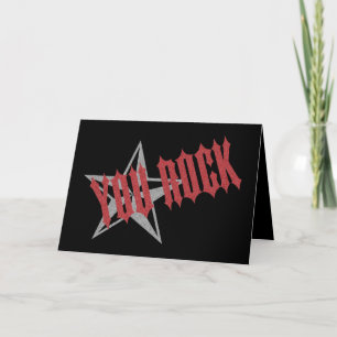 Rock Star Dad ~ Father's Day Card