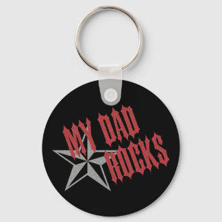 Rock Star Dad ~ Father's Day Key Ring