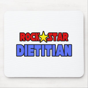 Rock Star Dietician Mouse Mat