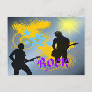 Rock Star Fantasy Postcard