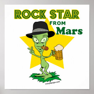Rock Star From Mars Poster