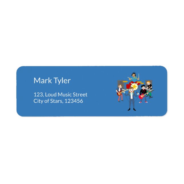 Rock Star Girl Band Birthday Party (Front)