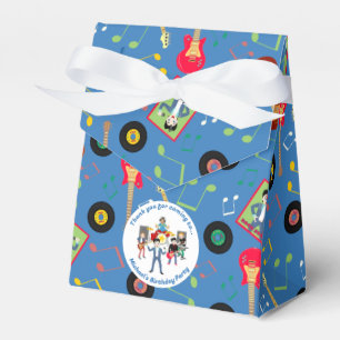 Rock Star Girl Band Birthday Party Favour Box