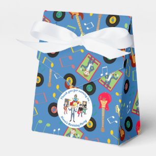 Rock Star Girl Band Birthday Party Favour Box