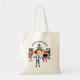 Rock Star Girl Band Birthday Party Tote Bag