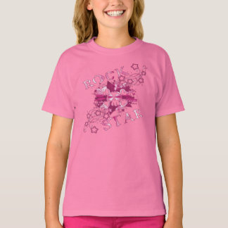 Rock Star - Girls Baby Doll (Fitted) T-Shirt