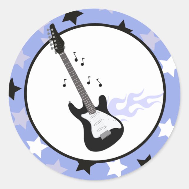 ROCK STAR GUITAR Envelope Seals (Front)