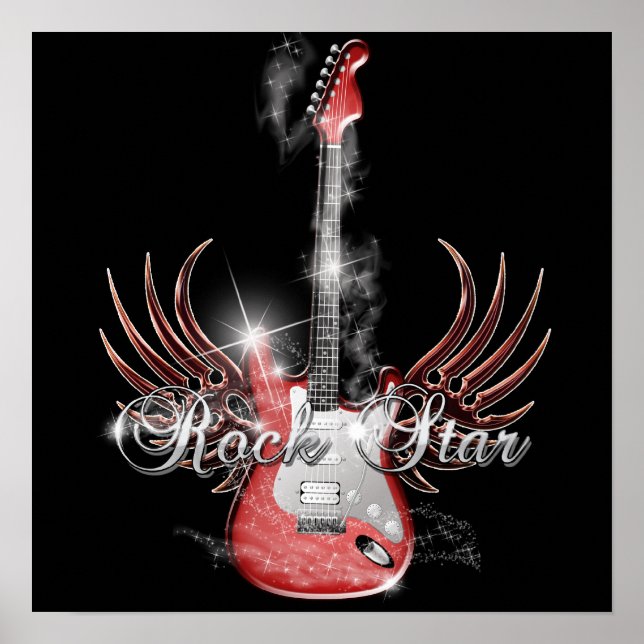 Rock Star Guitar Wing poster (Front)