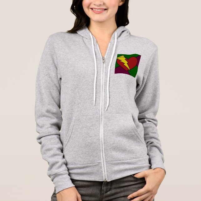 Rock Star Heart Hoodie (Front)