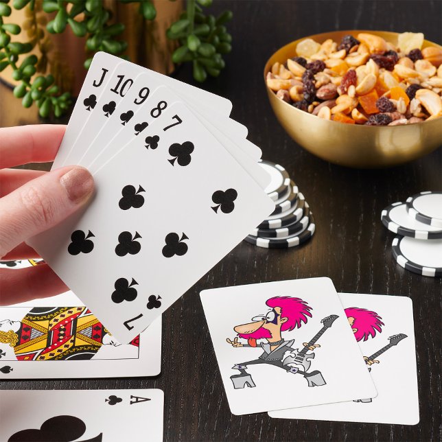 Rock Star Impersonator Rocker Playing Cards (Creator Uploaded)