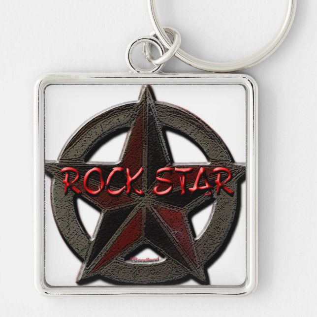 Rock Star Key Ring (Front)