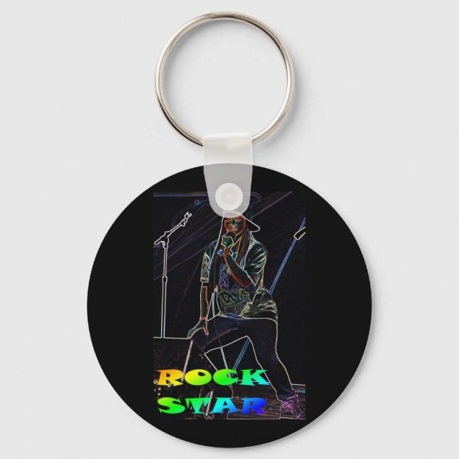 Rock Star Key Ring (Front)