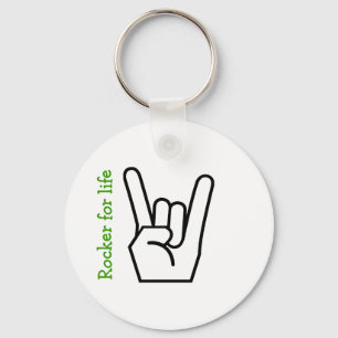 Rock Star Key Ring