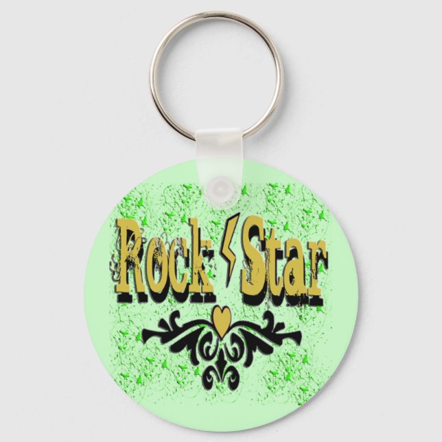 Rock Star Key Ring (Front)