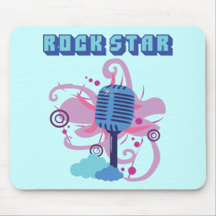 Rock Star Microphone Mouse Mat