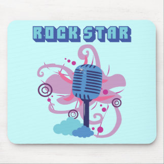 Rock Star Microphone Mouse Mat