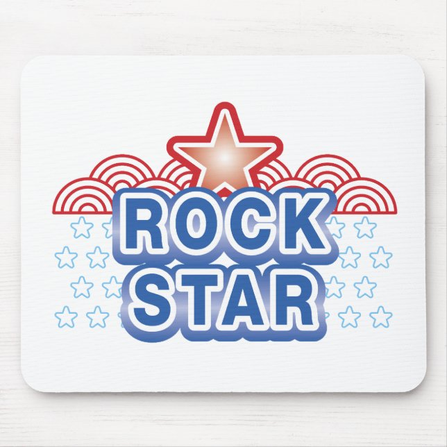 Rock Star Mouse Mat (Front)
