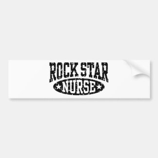 Rock Star Nurse Bumper Sticker