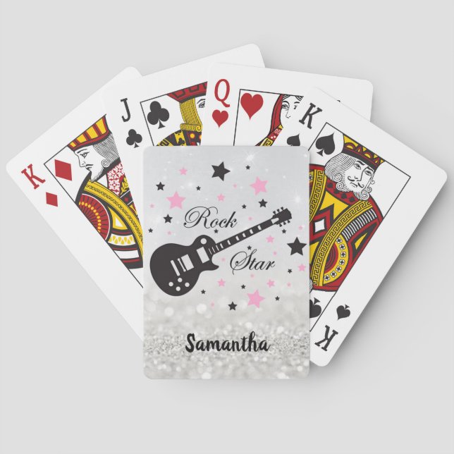 Rock Star Playing Cards (Back)