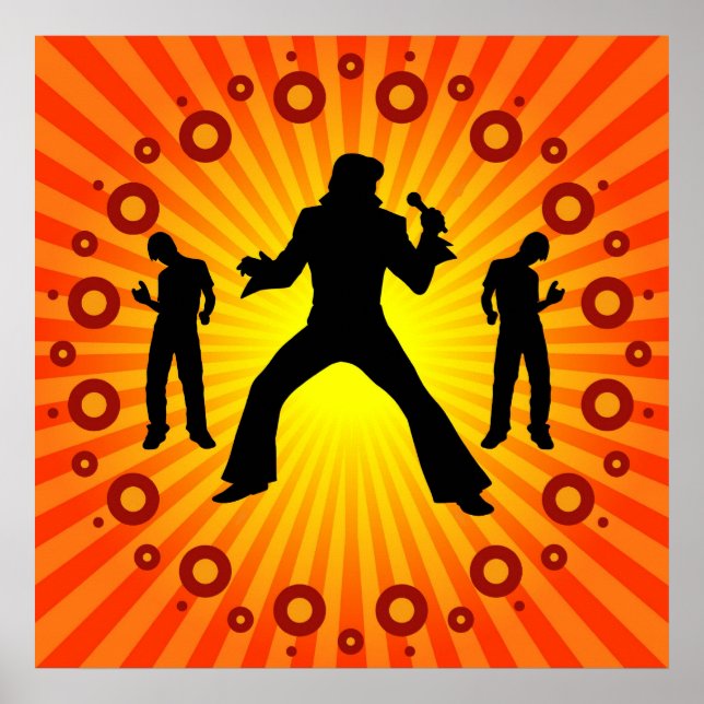 Rock Star - Pop Singer Poster (Front)