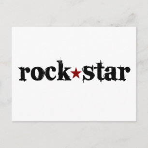Rock Star Postcard