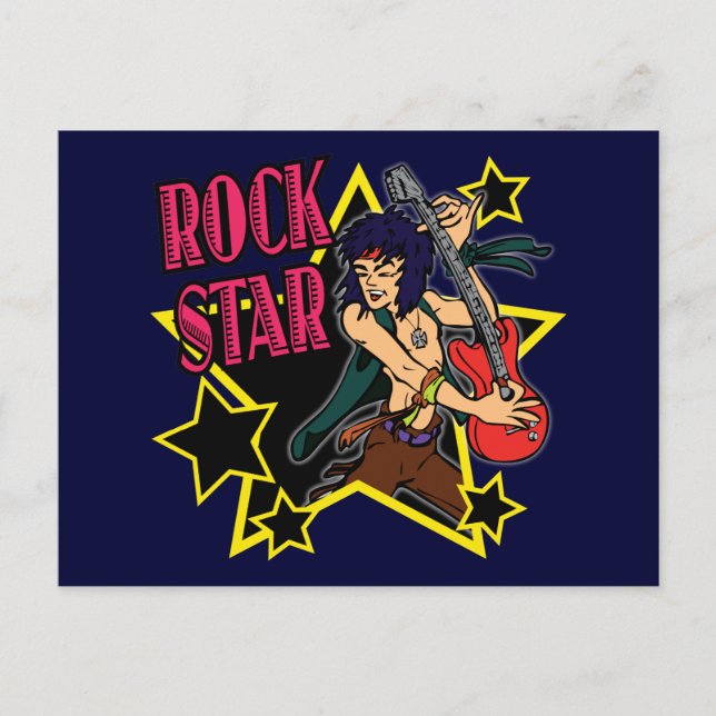 ROCK STAR POSTCARD (Front)
